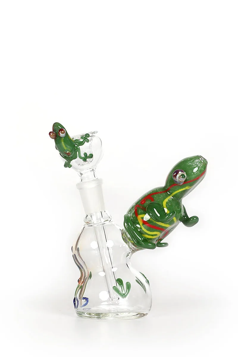 Glass Bubbler Frog Stoner