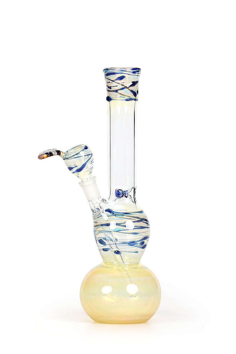 Glass Water Bong Blue of Twins
